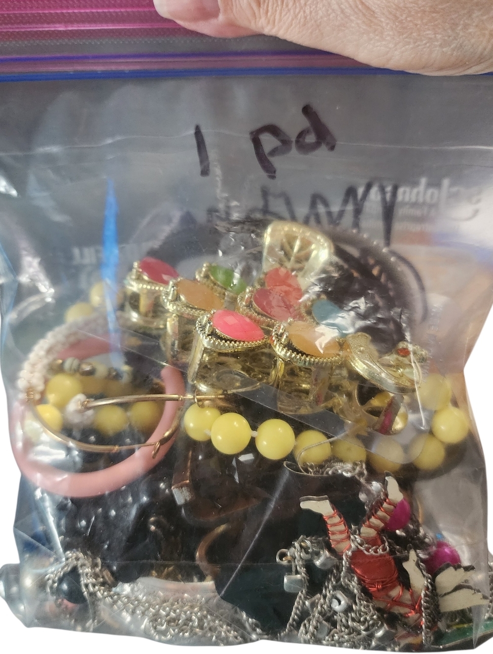 Costume Jewelry Lot 1 LB